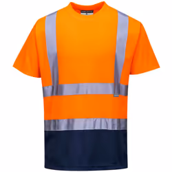 Bande réfléchissante pour une visibilité accrue. Ce nouveau T-shirt bicolore offre un ajustement généreux et permet un très b ...