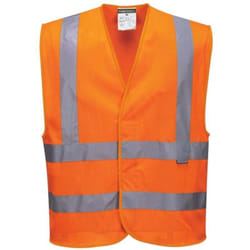 Gilet haute visibilité respirant Portwest hv Meshair Orange s - m