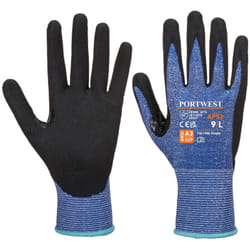 Gants Dexti Cut Ultra coupure c Bleu/Noir l - Taille 9