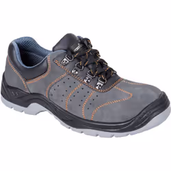 col double pour plus de confort. Cette chaussure trainer S1P aérée avec une doublure respirante est parfaite pour travailler  ...