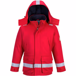 Poches avant basses avec fermeture bandes auto-aggrippantes. Cette veste FR d'hiver est parfaite pour répondre aux exigences ...