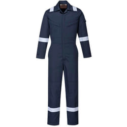 Combinaison Femme Bizflamme Plus 350 Gr. Couleur : Marine Taille Xxl Portwest
