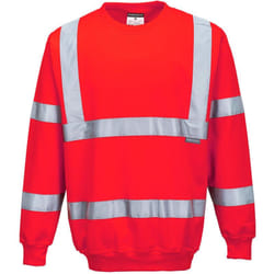 Portwest - Sweatshirt Haute Visibilité couleur : Rouge taille l