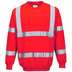 Sweat shirt Haute Visibilité Portwest Rouge 3XL