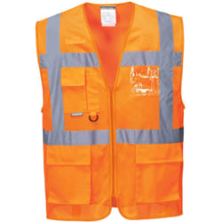 Gilet hv Meshair Athène Orange l