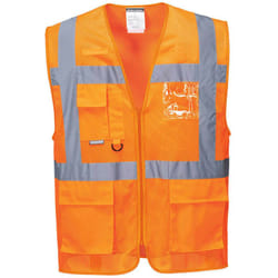 Gilet hv Meshair Athène couleur : Orange taille m Portwest