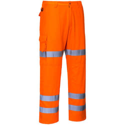 Portwest - Pantalon Combat Hi-Vis 3 bandes Orange l - FR(46-48) - UK(36-38)