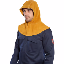 Certifié CE. Fournissant une protection vitale pour la tête et le cou, cette cagoule de qualité supérieure est faite de cuir ...