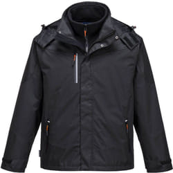 Portwest - Parka 3 en 1 Radial couleur : Noir taille l