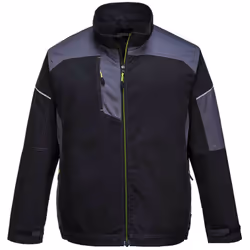 Cette veste de travail moderne et élégante, aux lignes douces et aux empiècements contrastés subtils, se coordonne avec tous  ...