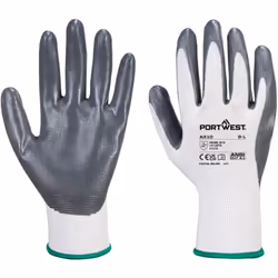 Tricot jauge 13 pour un ajustement parfait. Ce gant nylon enduit nitrile offre une excellente résistance à l'abrasion. Idéal  ...