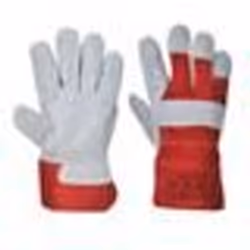 Gant Docker Premium - PORTWEST - Rouge - Cuir - Taille XL