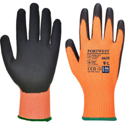 Portwest - Gants pu Vis-Tex coupure d Orange/Noir 2XL - Taille 11