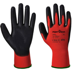 Portwest - Gants pu Rouge/noir 2XL - Taille 11