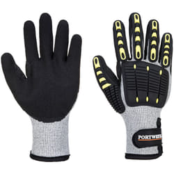 Portwest - Gant thermique anti impact résistant à la coupure couleur : Gris/Noir taille s