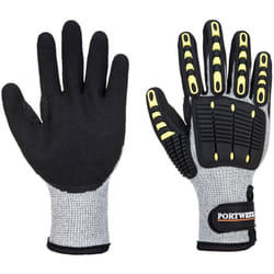 Gants thermique anti impact résistant à la coupure Gris/Noir 3XL - Taille 12