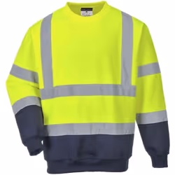 Information sur le tissu Les Sweat-shirt Portwest HiVis sont fabriqués à partir d'un mélange spécial de 65% Polyester et de 3 ...