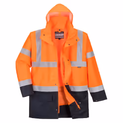 Portwest Parka 5 en 1 Essentiel Bicolore - Orange/Marine