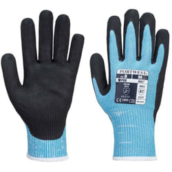 Gants anti-coupure Portwest claymore ahr Noir / Bleu 8
