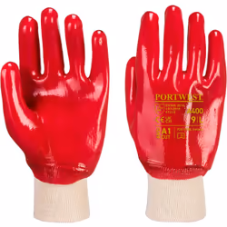 PVC extrêmement souple. Gant PVC rouge est tout enduit sur support coton interlock, finition lisse et poignet tricot. Excelle ...
