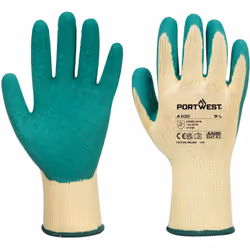 Doublure robuste jauge 10. Gant jauge 10 paume en latex de qualité supérieure qui offre une bonne résistance à la déchirure e ...