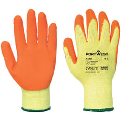 Portwest - Gants tricoté enduit Latex Classique Orange xl - Taille 10