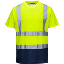 Portwest - T-shirt bicolore Jaune/Marine 6XL