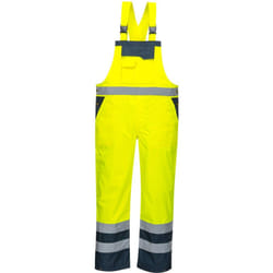 Cotte Contrast non-doublée Jaune/Marine 4XL