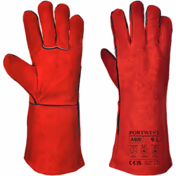 gants croute de vachette 14 pouces. Gant de soudage en cuir croûte de bovin robuste de 14 pouces (36cm) offrant une protectio ...