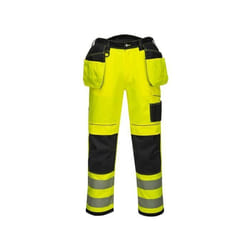 Pantalon HV PW3 poches flottantes Jaune/Noir Short taille 42 - PORTWEST