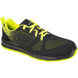 Chaussures de travail basses Steelite Aire S1P Noir/Vert 36