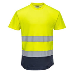 Portwest - Tee-shirt manches courtes MeshAir bicolore HV