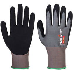 Gant ct anti coupures d Mousse Nitrile D18 Gris/Noir s - Taille 7