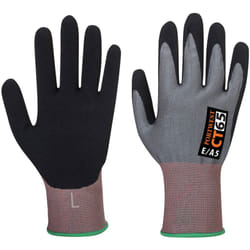 Gant ct anti coupures e Mousse Nitrile E15 Gris/Noir l - Taille 9