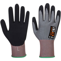 Gant ct anti coupures e Mousse Nitrile E15 Gris/Noir s - Taille 7