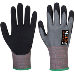 Gant Ct Anti Coupures Mousse Nitrile F13 - m - Gris/noir Portwest