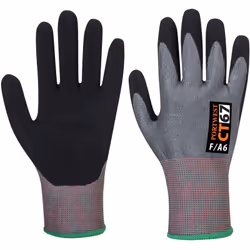 Gant CT anti coupures Mousse Nitrile F13 Gris/Noir XL - Taille 10