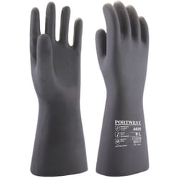 Portwest - Gants Chimie Néoprène Noir s - Taille 7