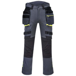 Pantalon de travail avec poches amovibles Portwest DX4 Gris 58