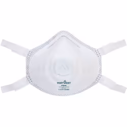 Larges bandeaux de tête réglables pour un confort optimal de l'utilisateur. Masque respiratoire FFP3 haut de gamme avec une m ...