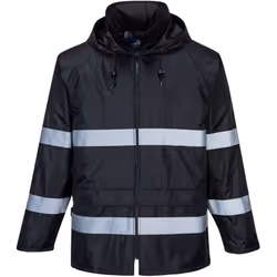 Poignets élastiqués. Légère et pratique, la veste de pluie IONA classique offre une protection imperméable et une visibilité ...
