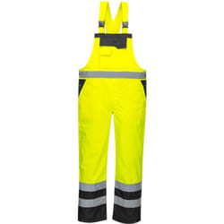 Portwest - Cotte Contrast non-doublée couleur : Jaune/Noir taille 5XL