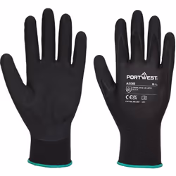 Doublure durable en polyester, jauge 15, combinée à un revêtement en nitrile sablé pour une adhérence et une dextérité except ...