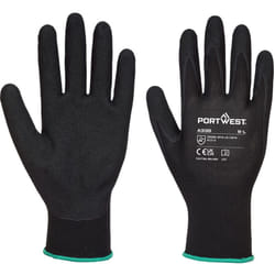 Gants Dermi-Grip NPR15 Nitrile Sablé Noir 2XL - Taille 11