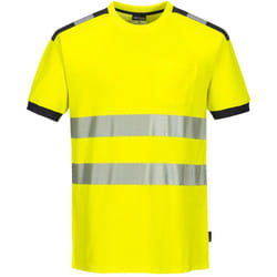 T-Shirt hv PW3 Jaune/Gris 2XL