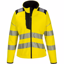 Bandes réfléchissantes segmentées thermocollées pour plus de visibilité.