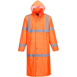 Portwest - Manteau de pluie HiVis 122cm couleur : Orange taille xl