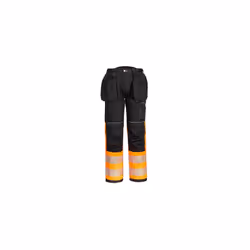 16 poches pour plus de rangement. Le pantalon "artisan" à poche holster amovible haute visibilité DX4 présente des empiècemen ...