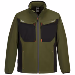Veste softshell à la coupe moderne dotée d'une membrane coupe-vent, imperméable et respirante avec le luxe supplémentaire d'u ...