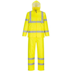 Ensemble de pluie enroulable haute visibilité Portwest Orange 4XL